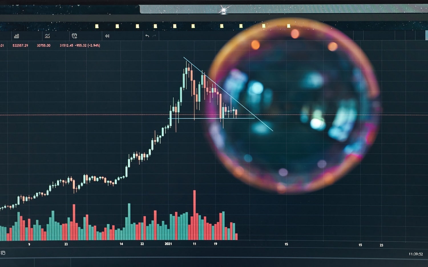 Bulle bourse